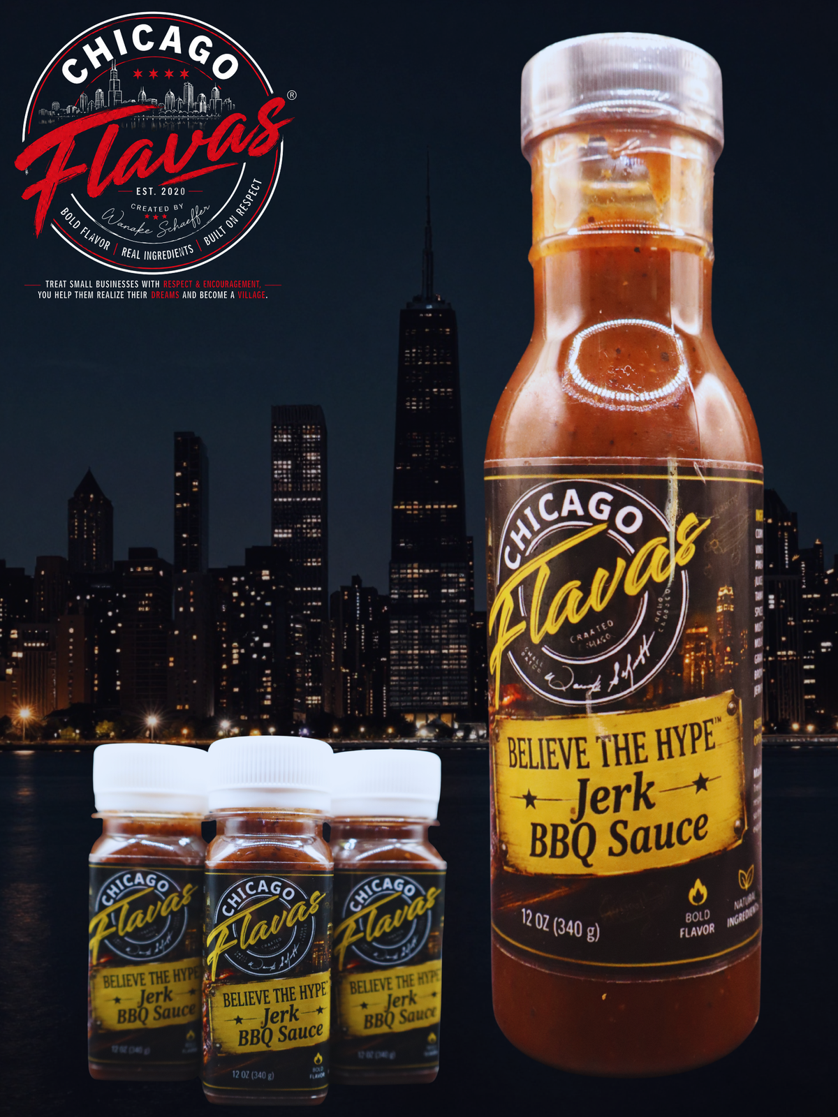BELIEVE THE HYPE JERK BBQ SAUCE